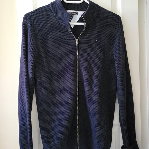 LOT of 2 -TOMMY HILFIGER ZIP UP CARDIGAN with T-shirt / BOYS 12~ 16 YEARS - Picture 5 of 11